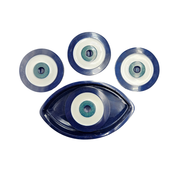 Protective Evil Eye Coaster Set Silicone Mould