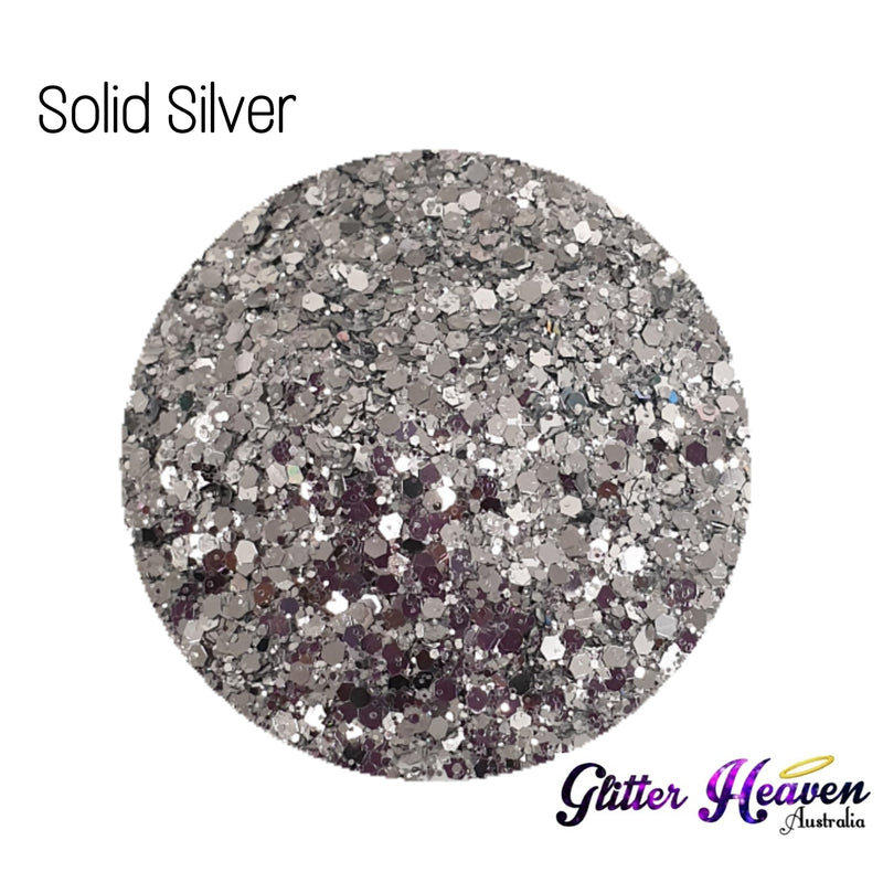 Solid Silver Glitter - GH